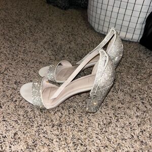 Davids Bridal Silver Women's Heels